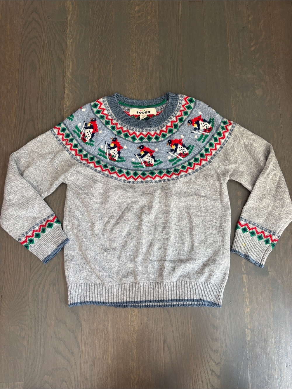Mini Boden penguin sweater